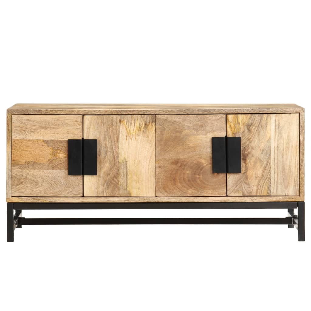 vidaXL Coffee Table 35.4"x21.7"x15.7" Solid Mango Wood