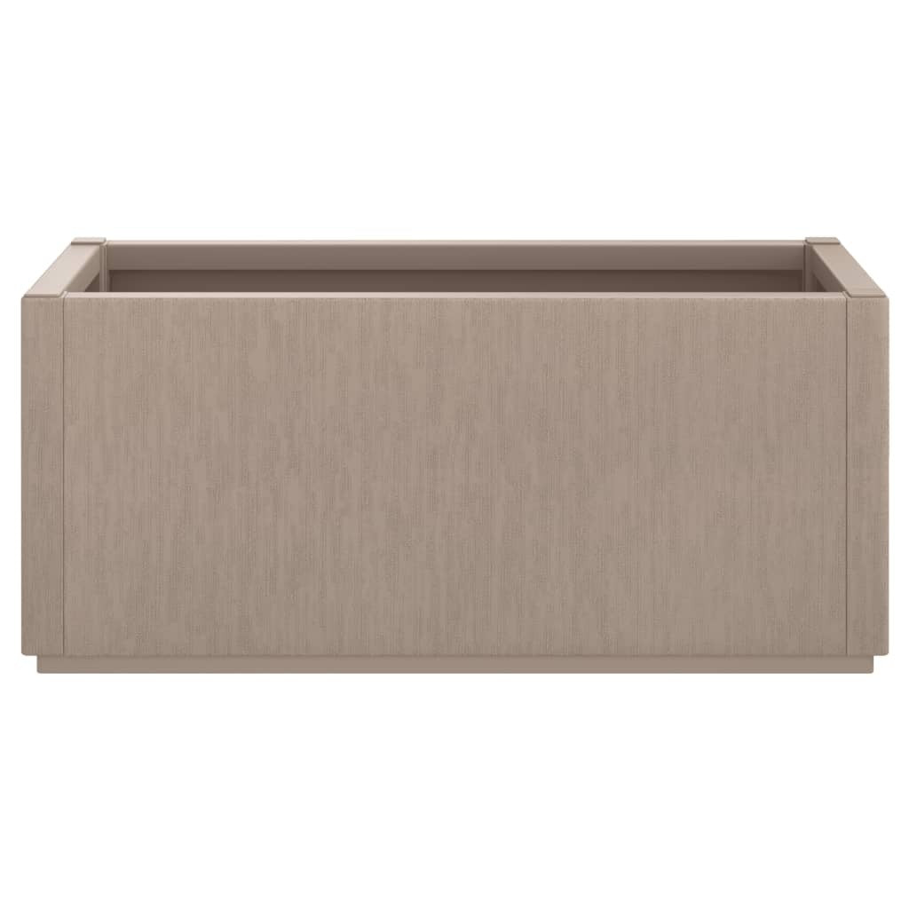 vidaXL Garden Planter Light Brown 31.5"x14.2"x13.8" PP