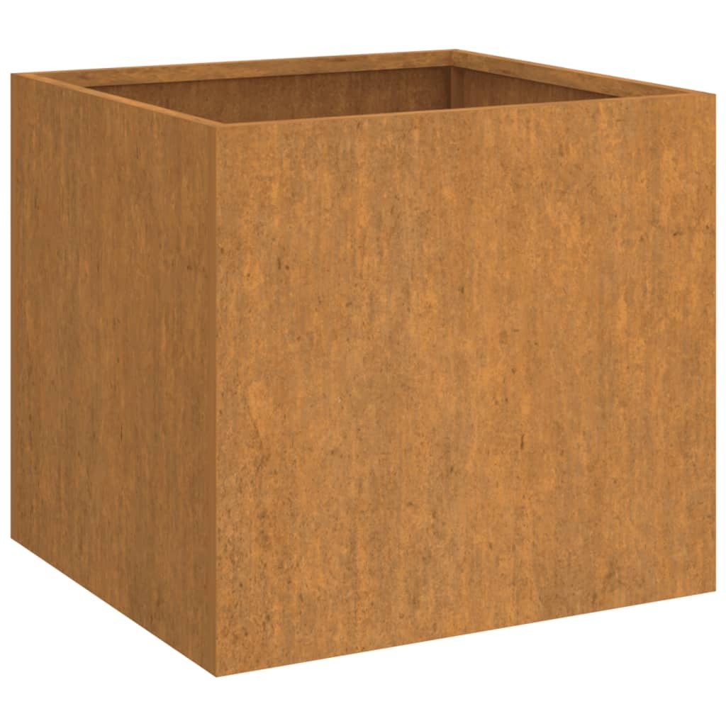 vidaXL Planters 2 pcs 12.6"x11.8"x11.4" Corten Steel