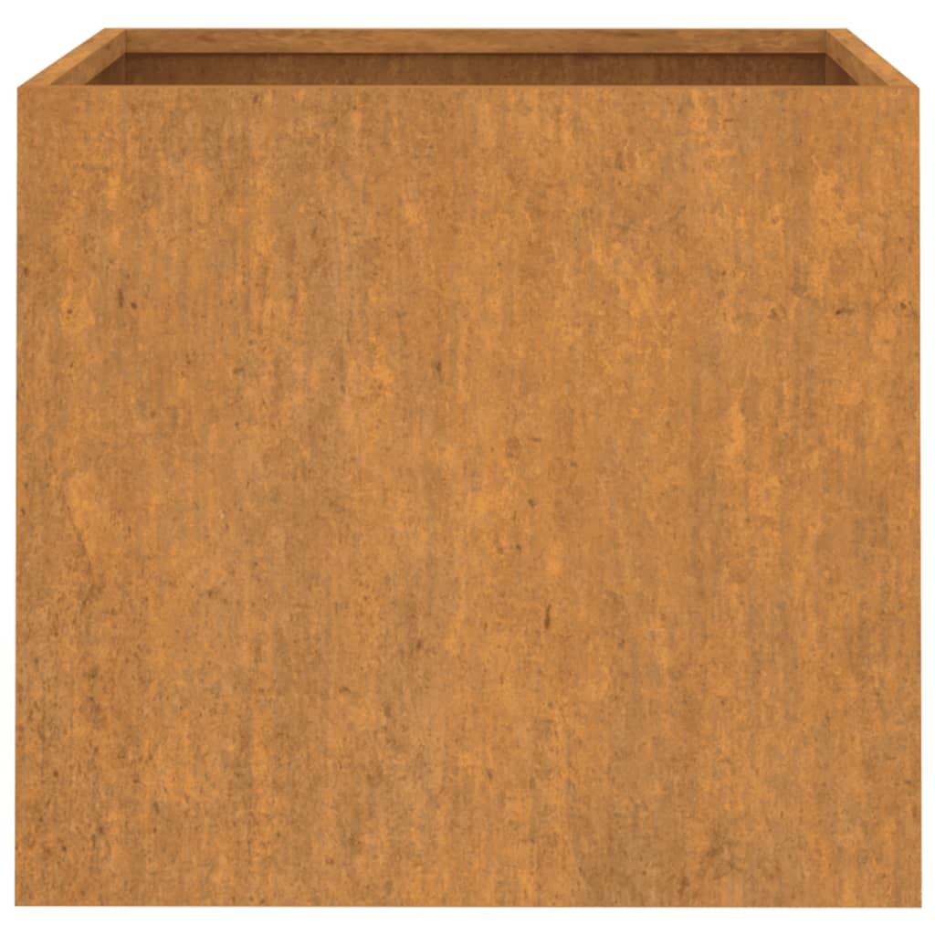 vidaXL Planters 2 pcs 12.6"x11.8"x11.4" Corten Steel