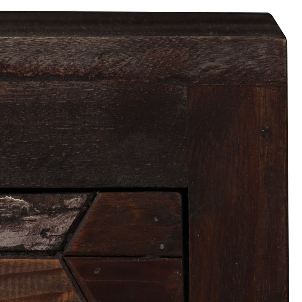 vidaXL Bedside Cabinet Solid Reclaimed Wood 15.7"x11.8"x19.6"