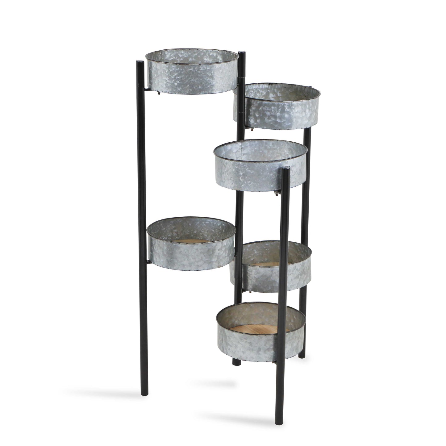 Modern Farmhouse 6 Tier Galvanized Metal Plant Stand