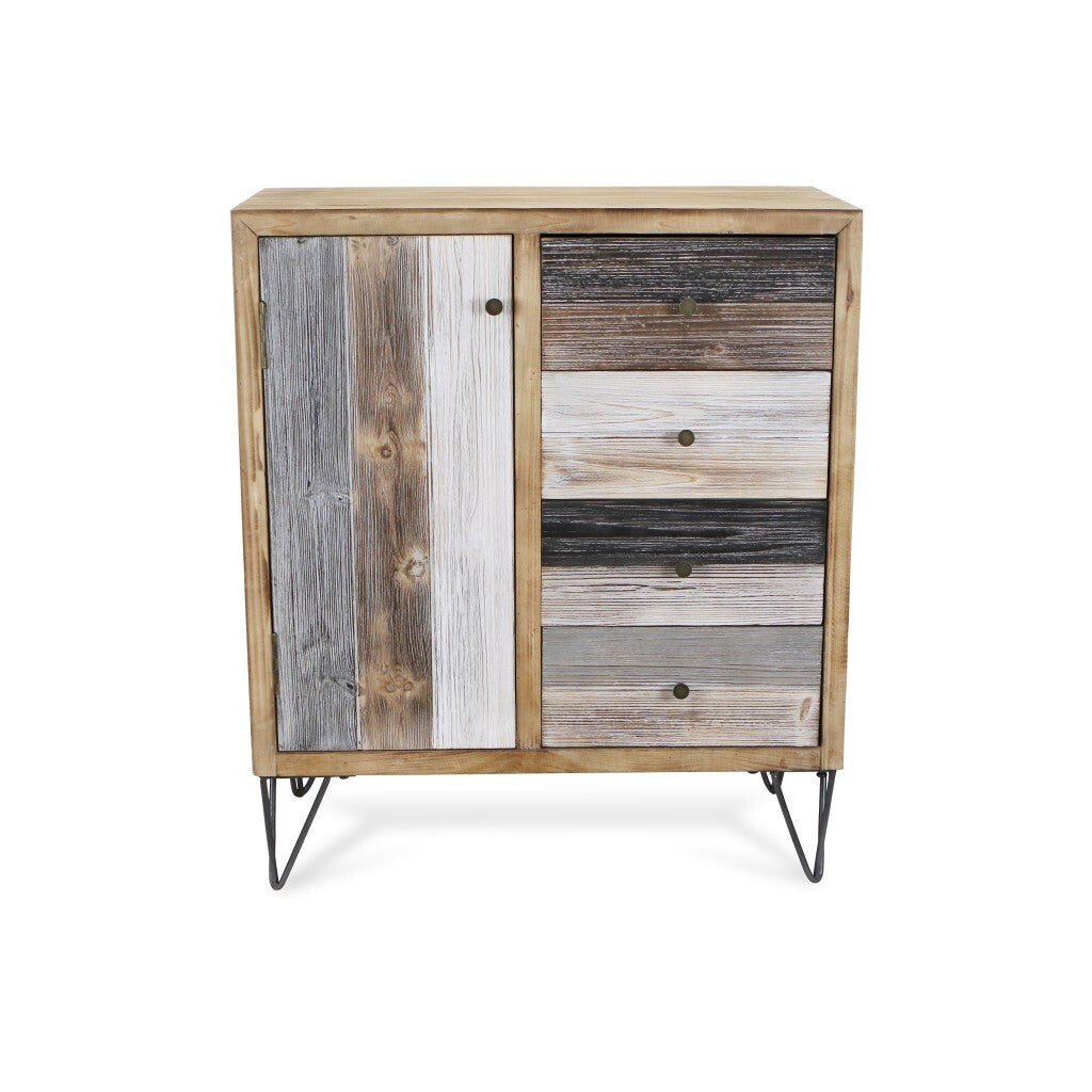 Modern Urban Rustic Accent Storage Cabinet