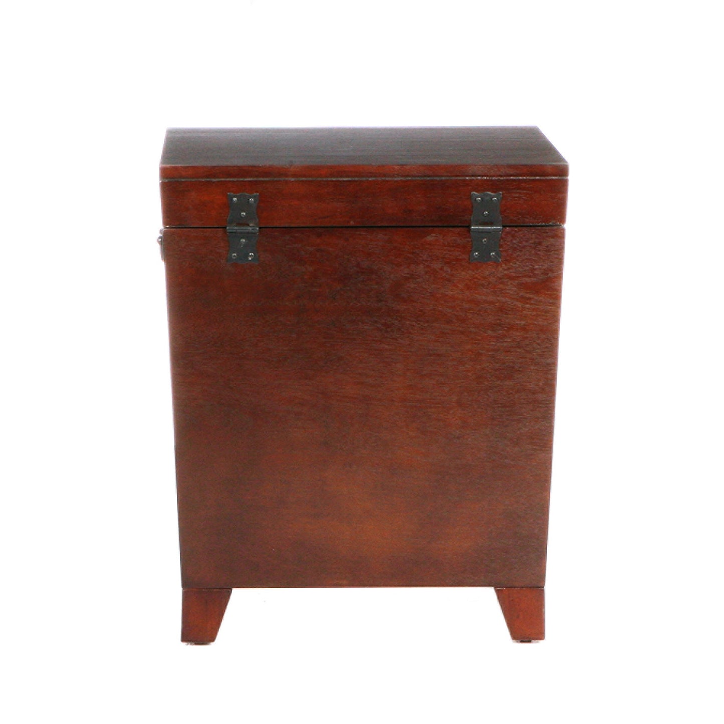 24" Brown Solid Wood And Manufactured Wood Square End Table