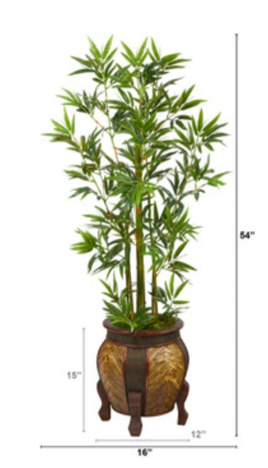 4.5" Bamboo Palm Artificial Tree