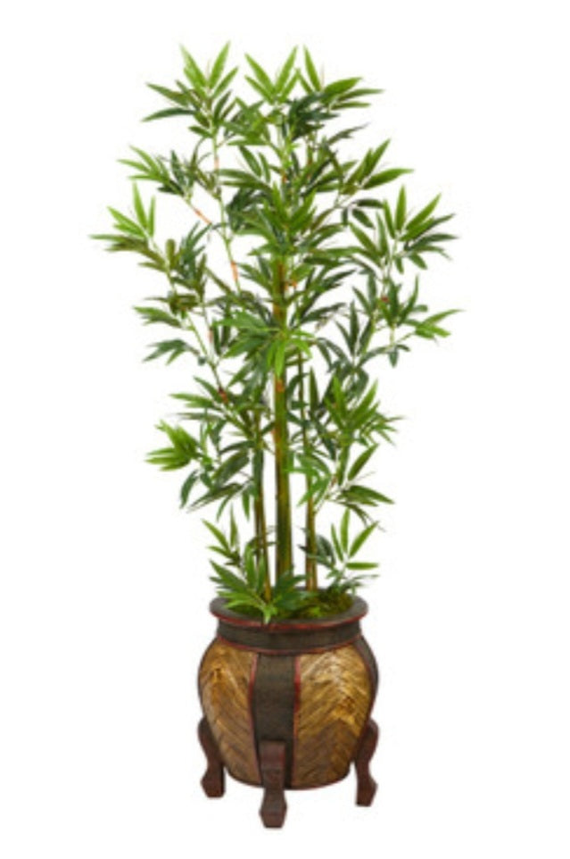 4.5" Bamboo Palm Artificial Tree