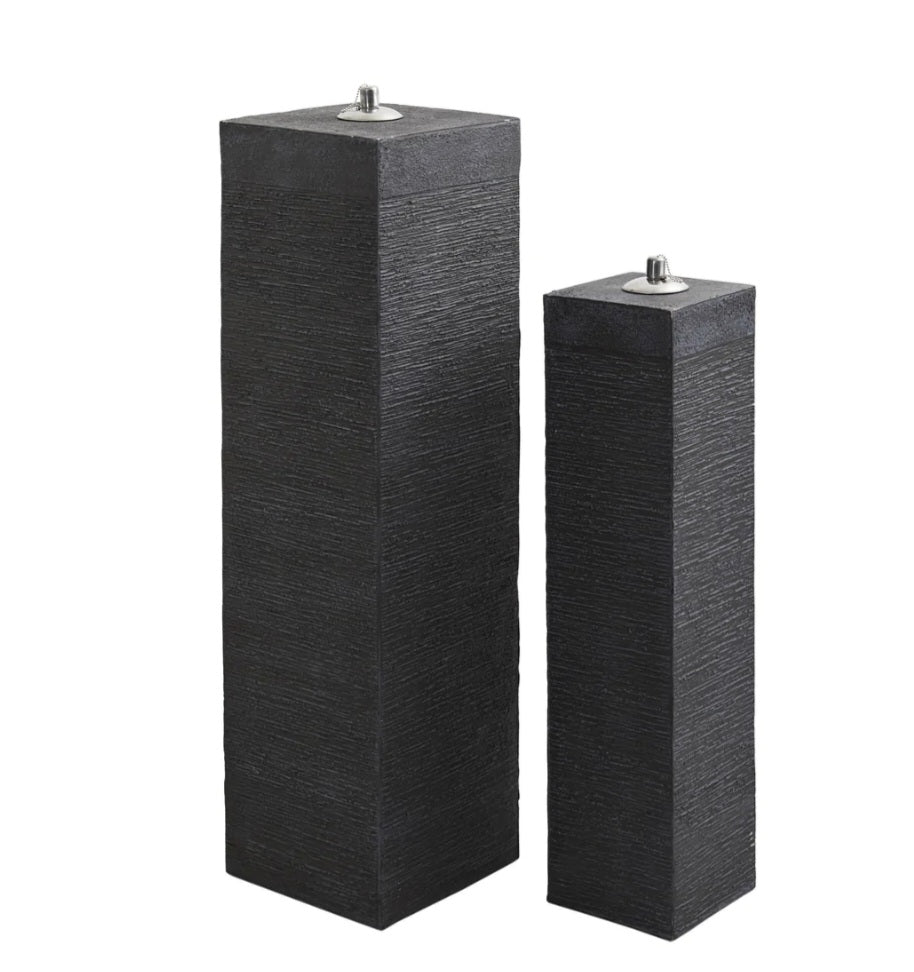 Outdoor Pillar Oil Lamps (Set Of 2)