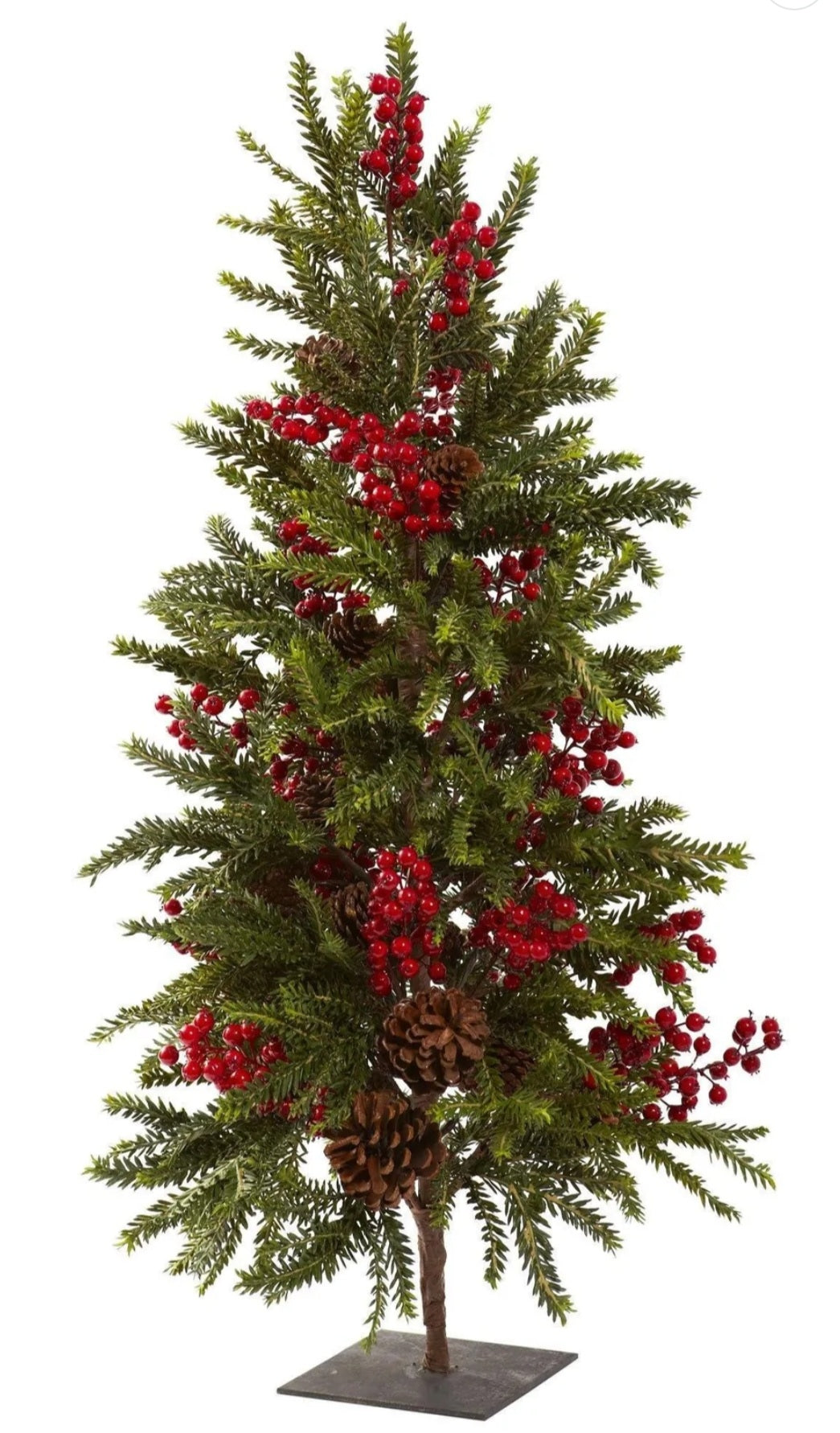 36” Pine & Berry Christmas Tree